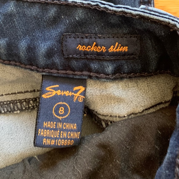 Seven7 Bootcut Jeans Rocker Slim Size 8 - Picture 4 of 4